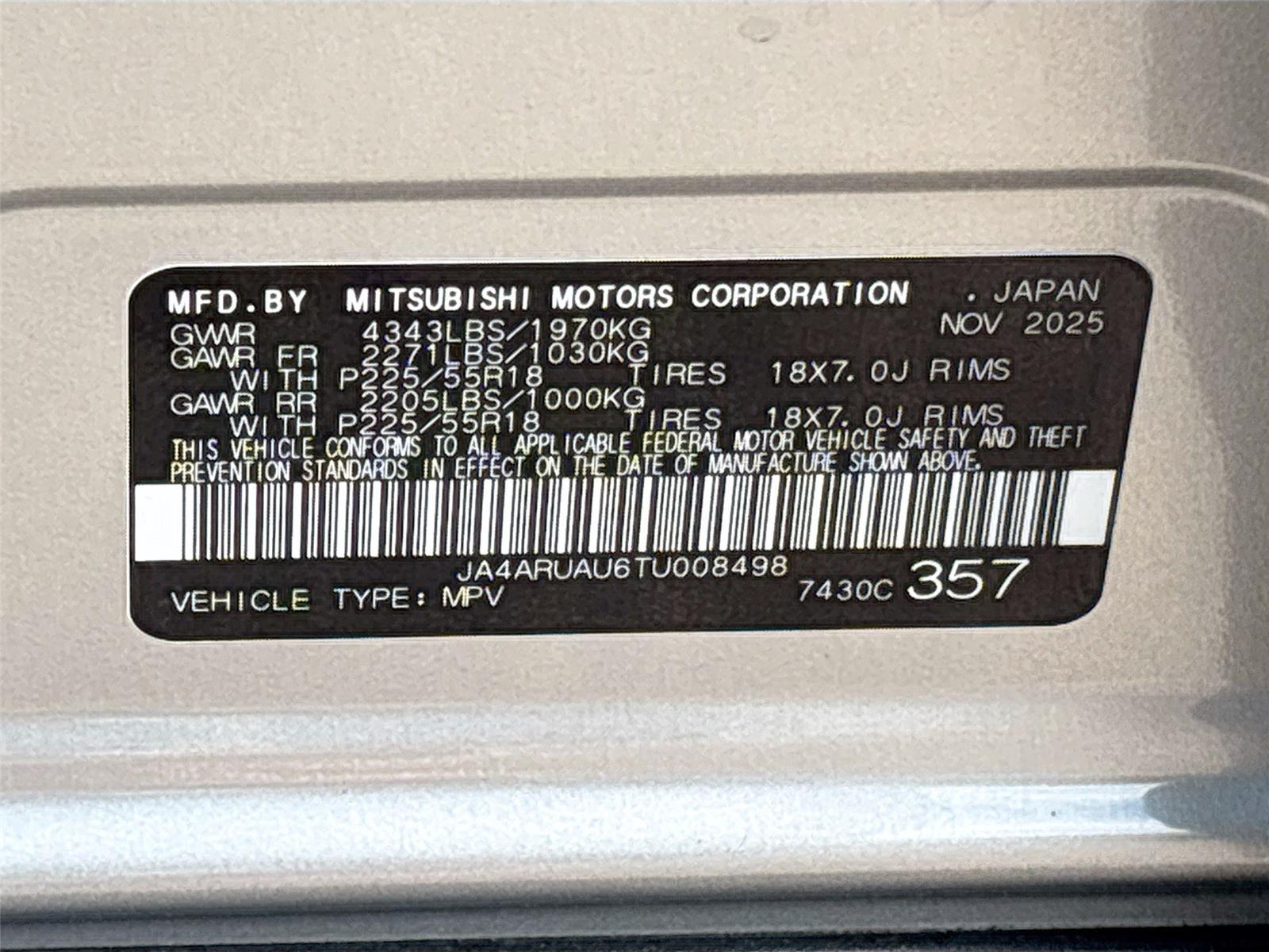 2026 Mitsubishi Outlander Sport ES