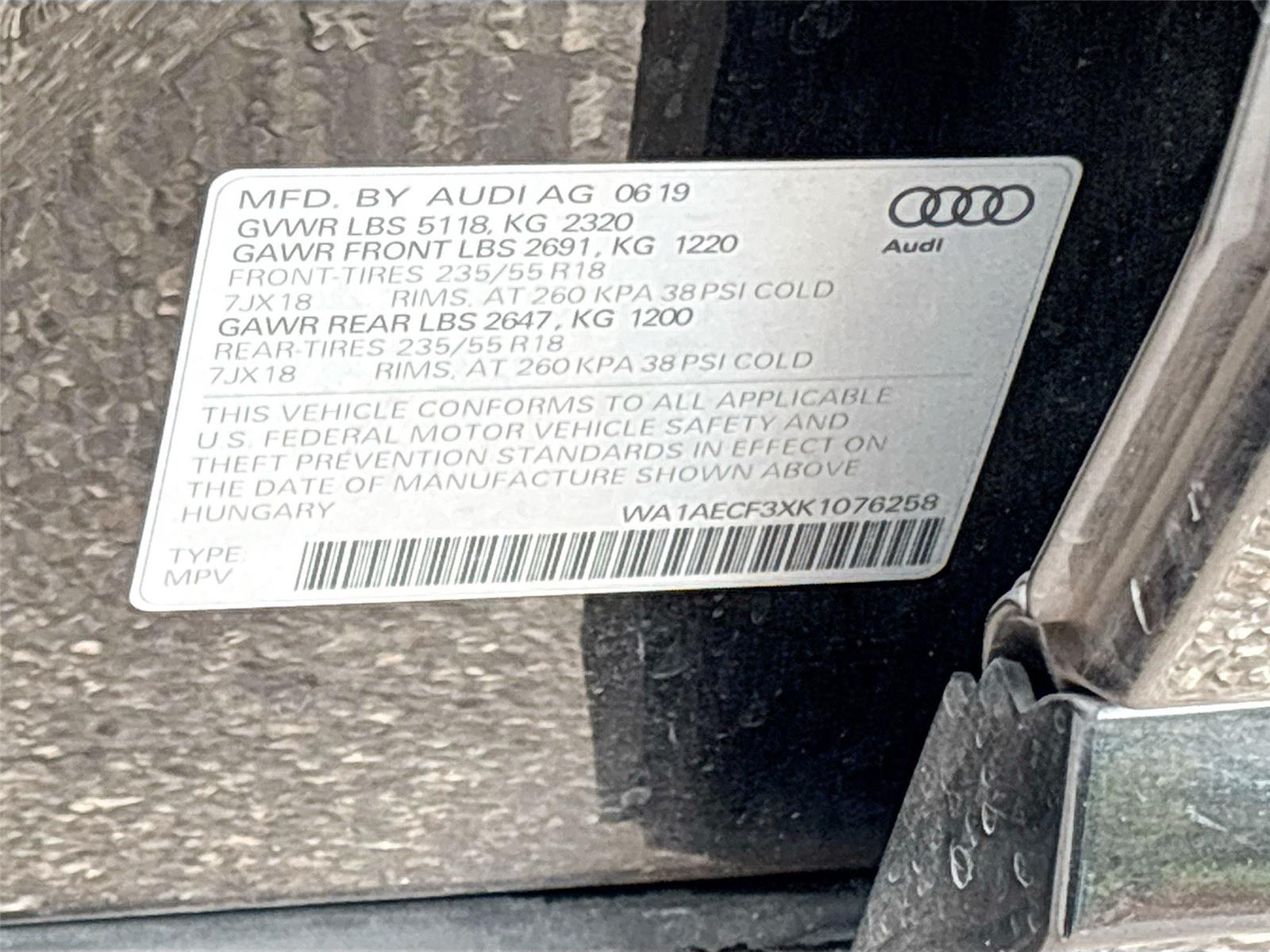 2019 Audi Q3 Premium