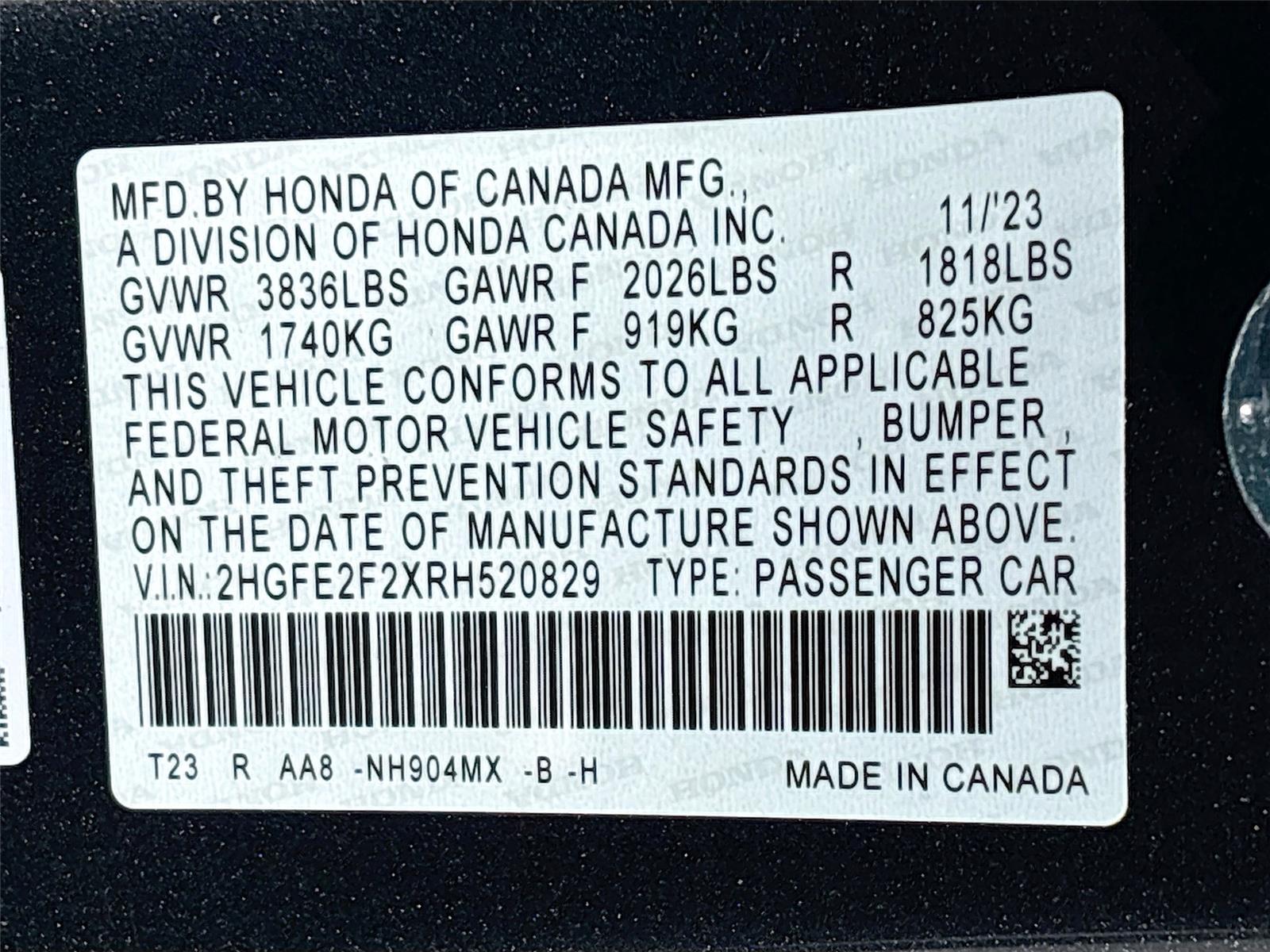 2024 Honda Civic Sedan LX