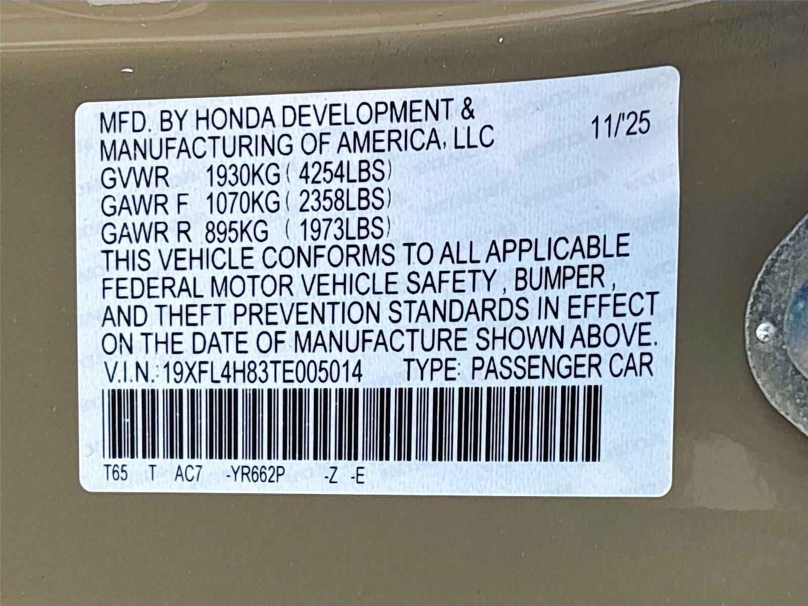 2026 Honda Civic Hybrid Sport
