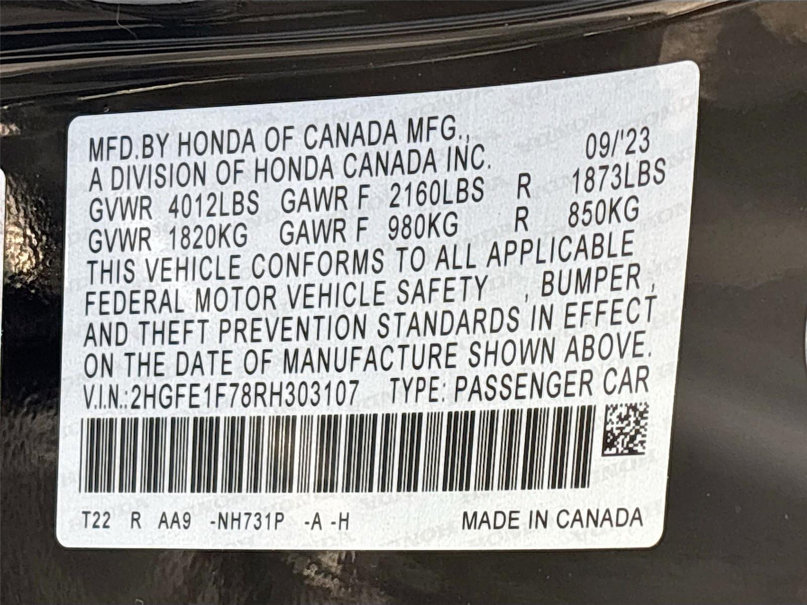 2024 Honda Civic Sedan EX