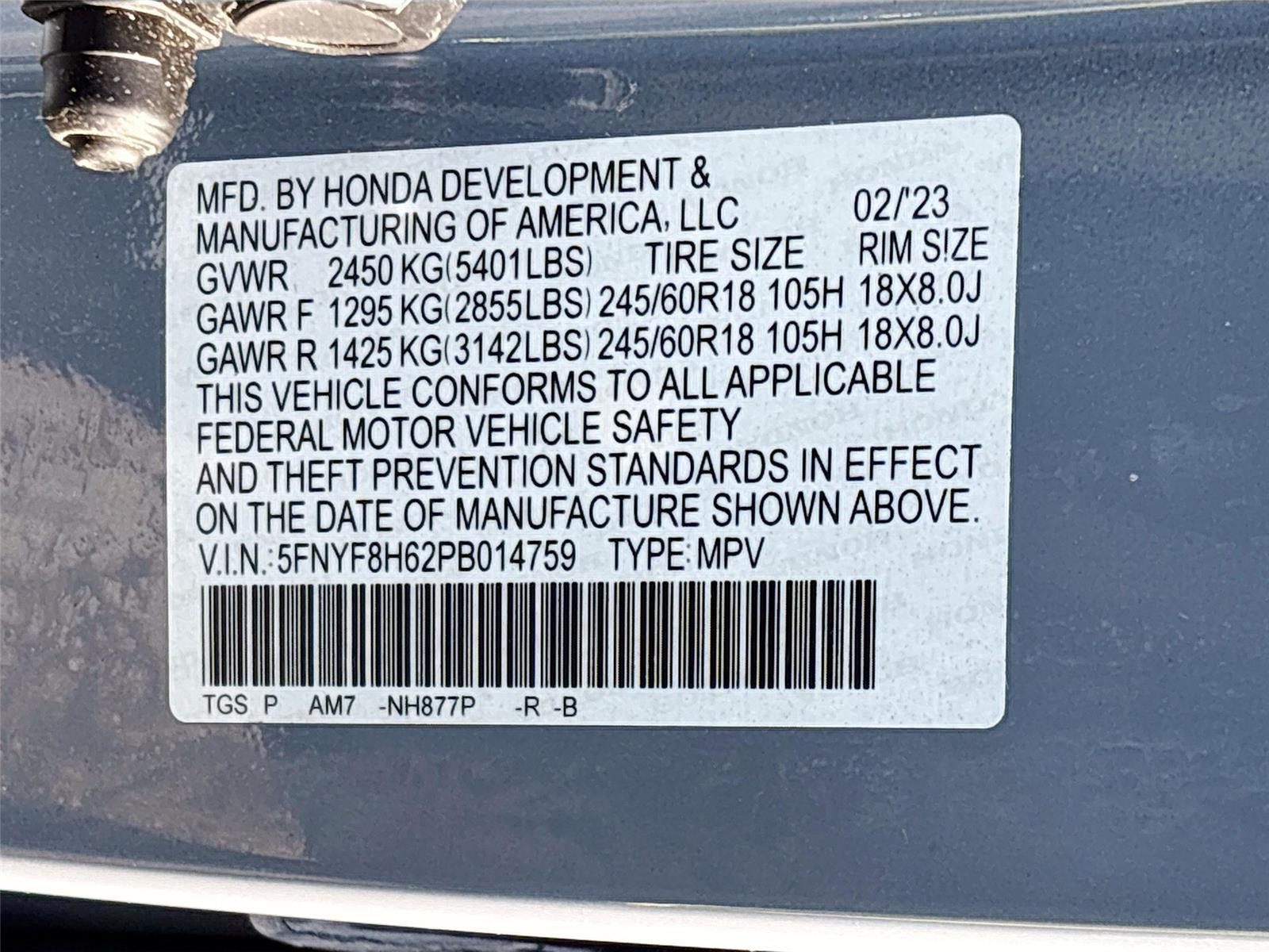 2023 Honda Passport TrailSport