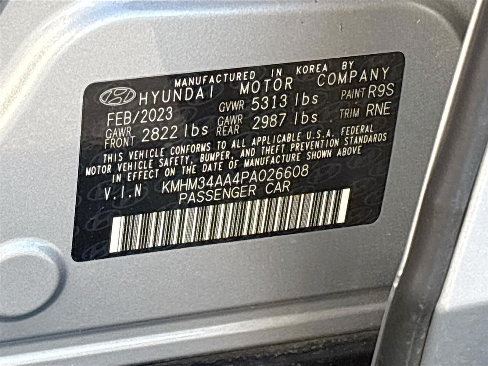 2023 Hyundai IONIQ 6 SEL