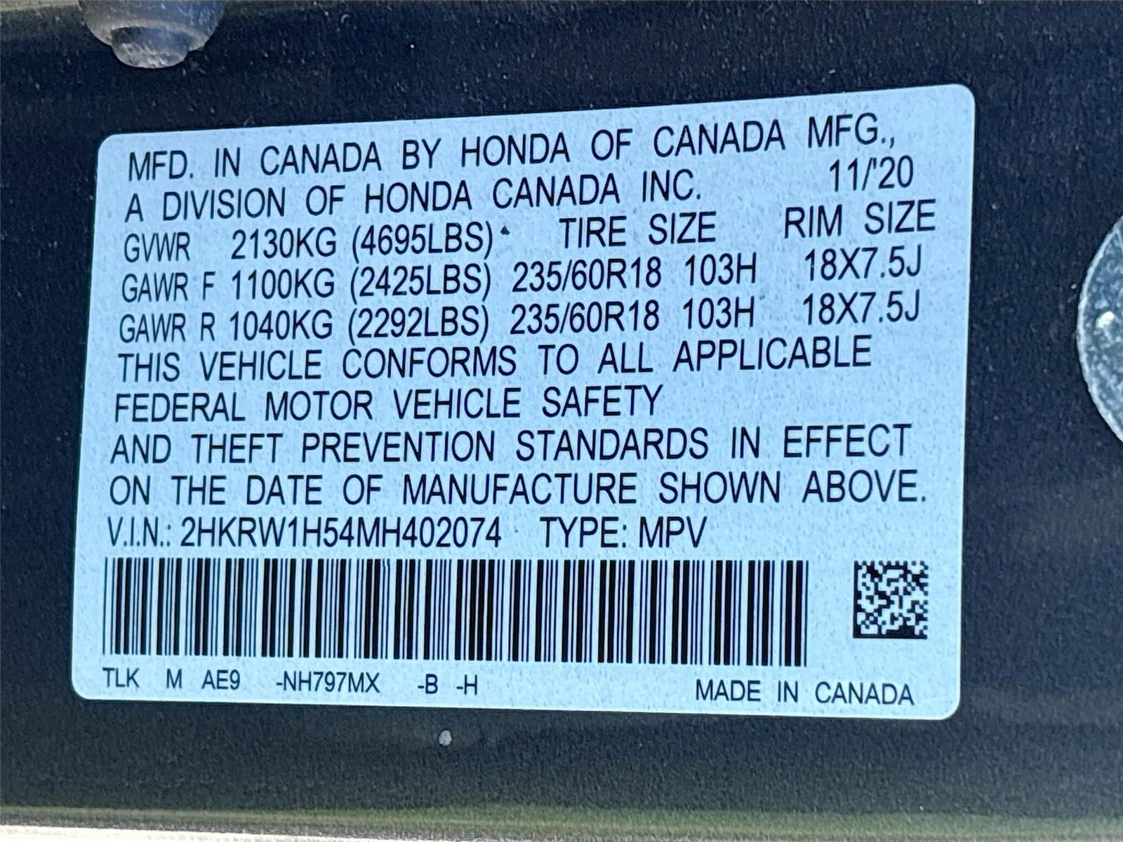 2021 Honda CR-V EX