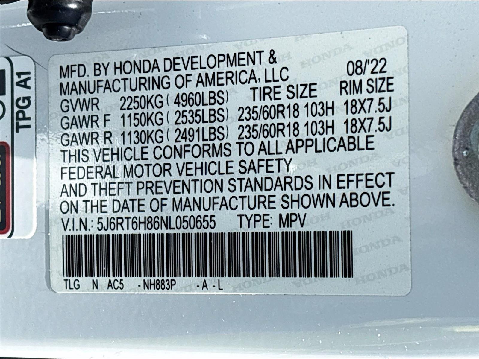 2022 Honda CR-V Hybrid EX-L