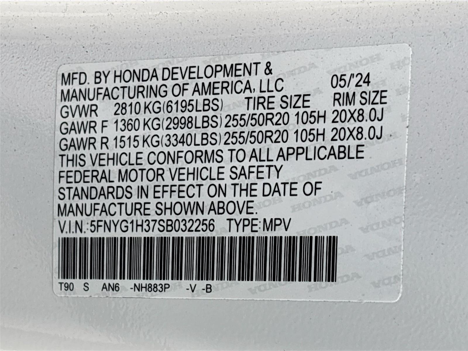 2025 Honda Pilot Sport
