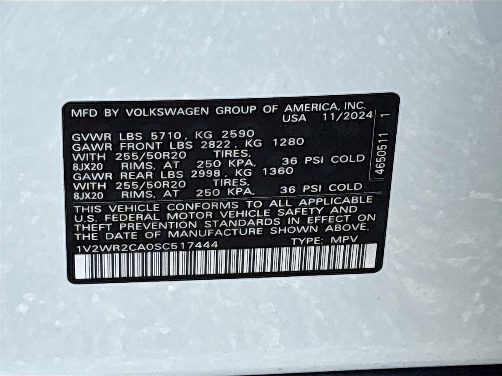 2025 Volkswagen Atlas 2.0T SE w/Technology