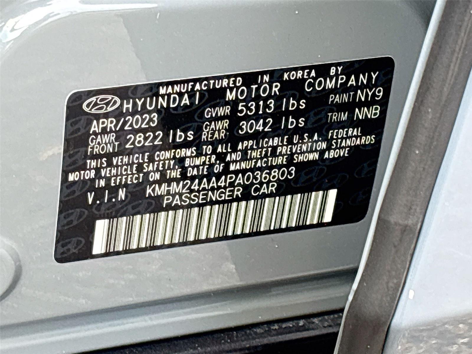 2023 Hyundai IONIQ 6 SE