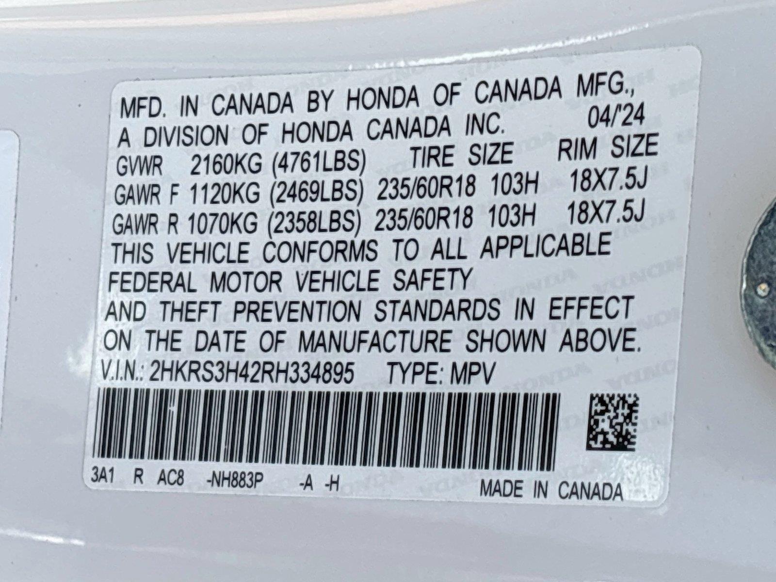 2024 Honda CR-V EX