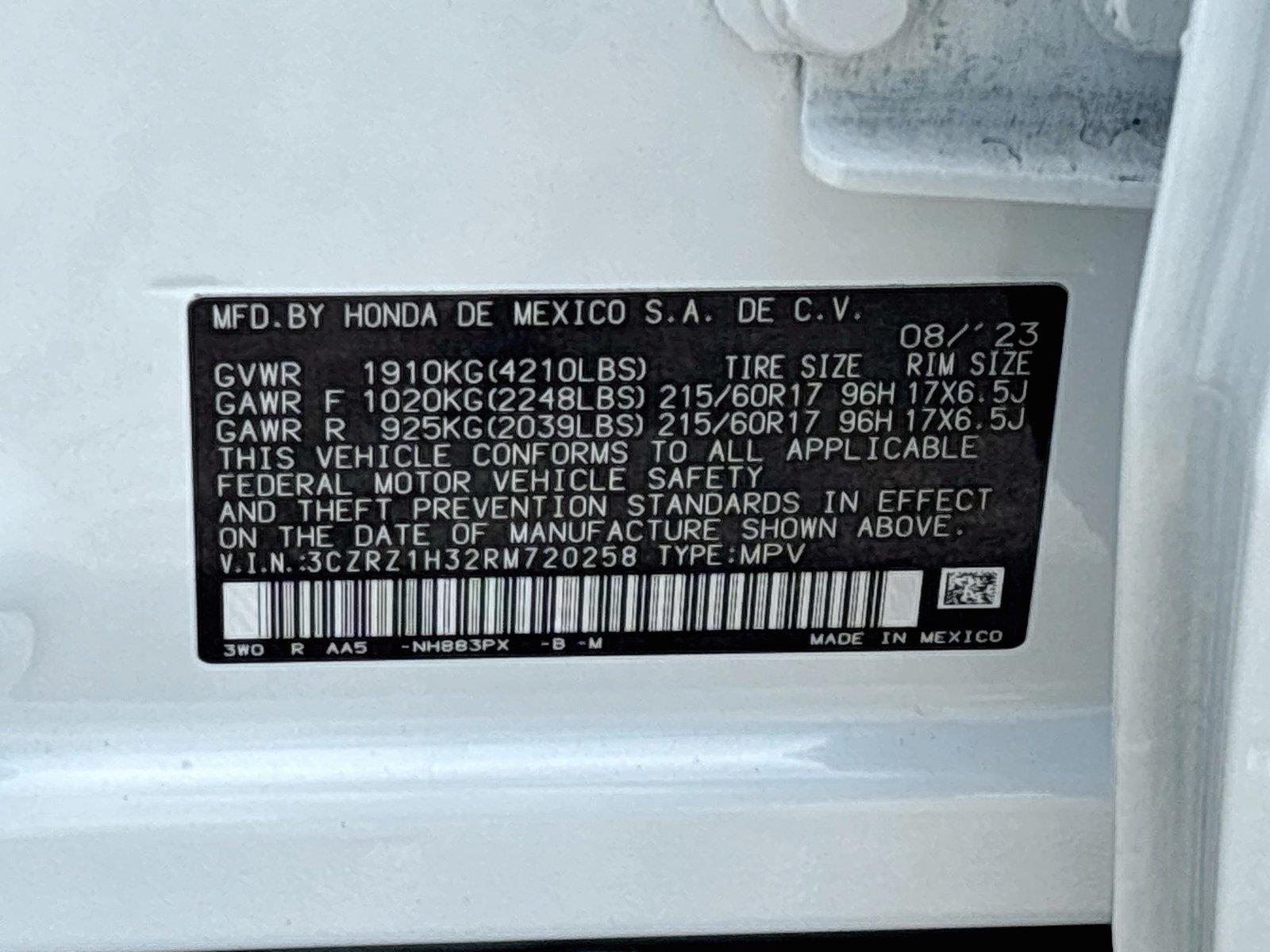 2024 Honda HR-V LX