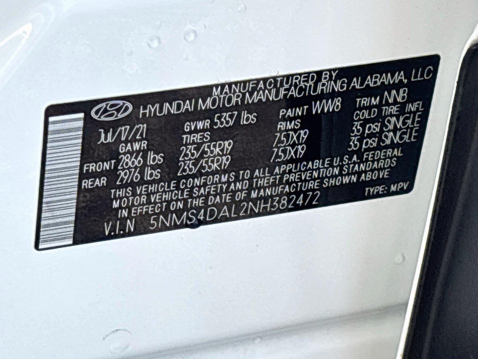2022 Hyundai Santa Fe Limited