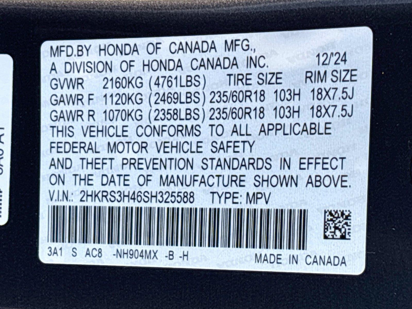 2025 Honda CR-V EX