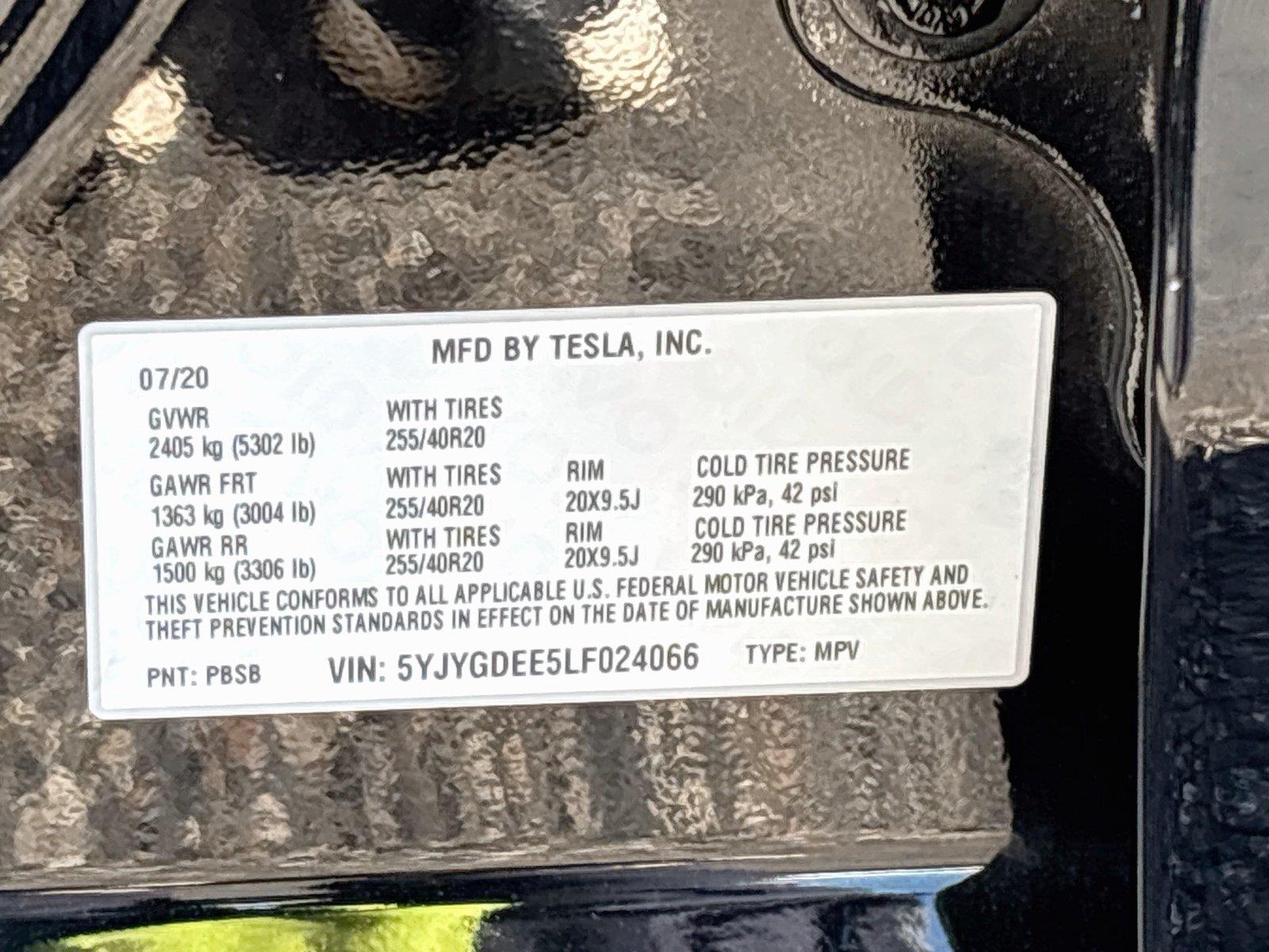 2020 Tesla Model Y Long Range