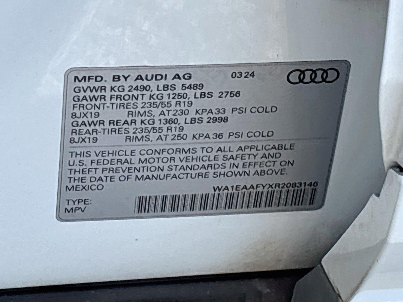 2024 Audi Q5 S line Premium Plus