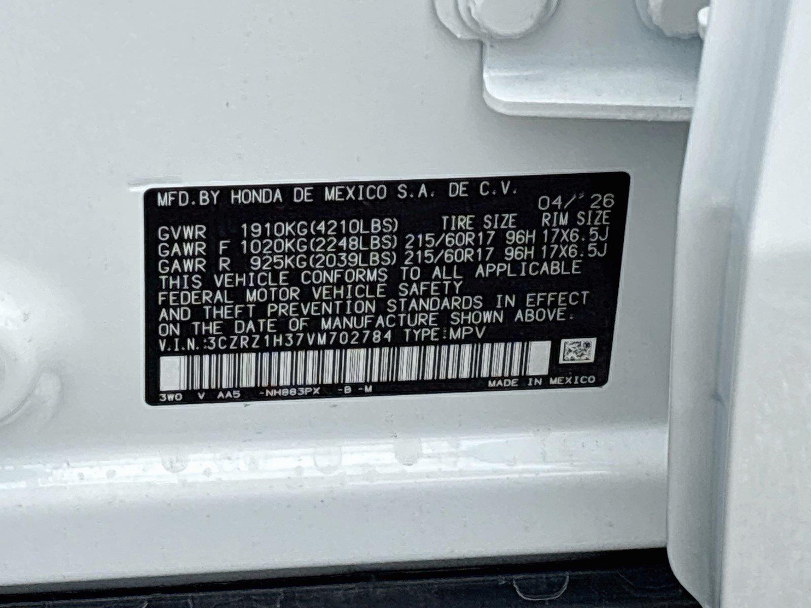 2027 Honda HR-V LX