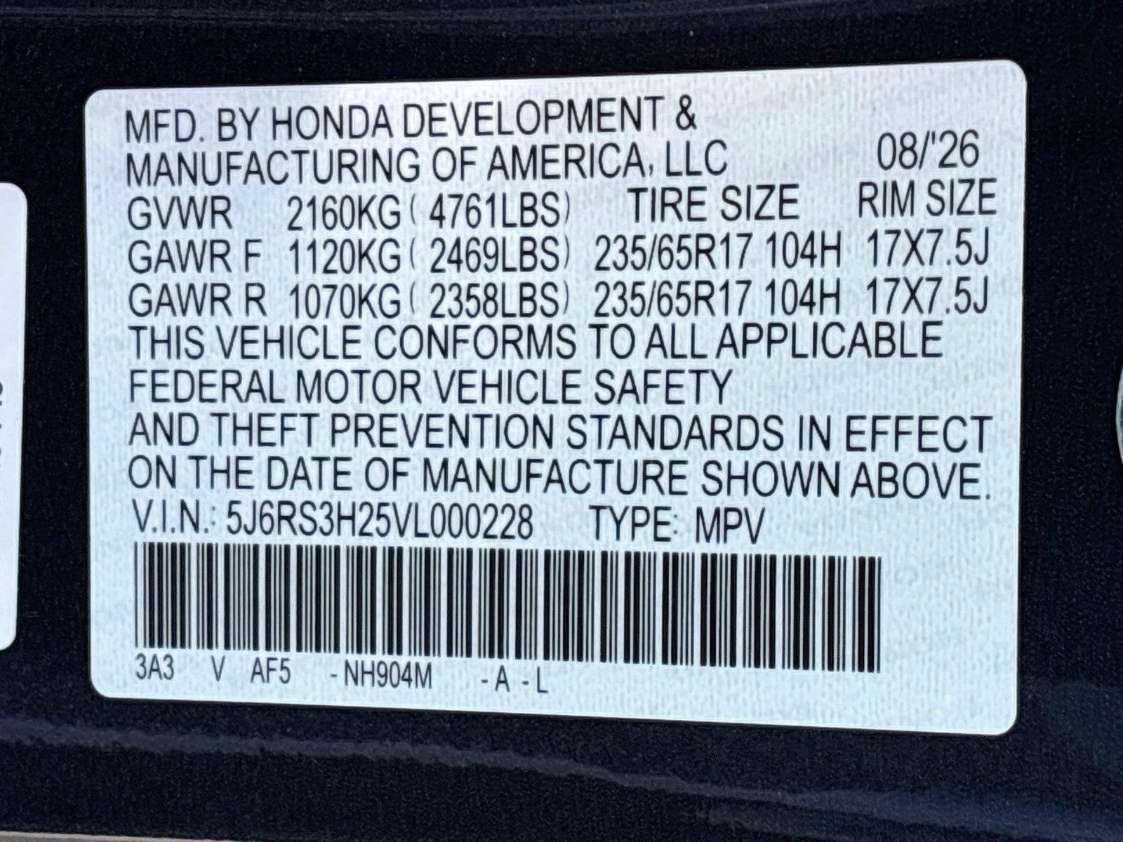 2027 Honda CR-V LX