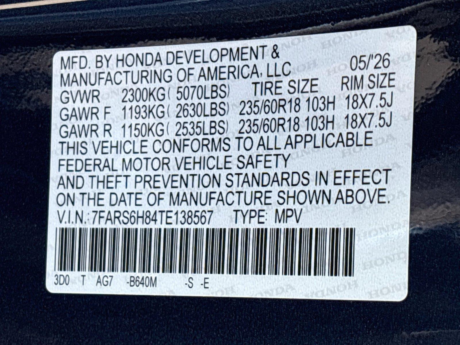 2026 Honda CR-V Hybrid Sport-L