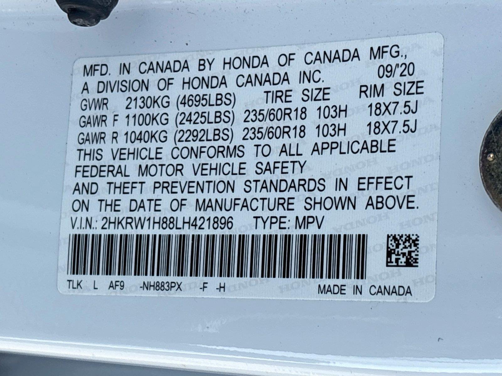 2020 Honda CR-V EX-L