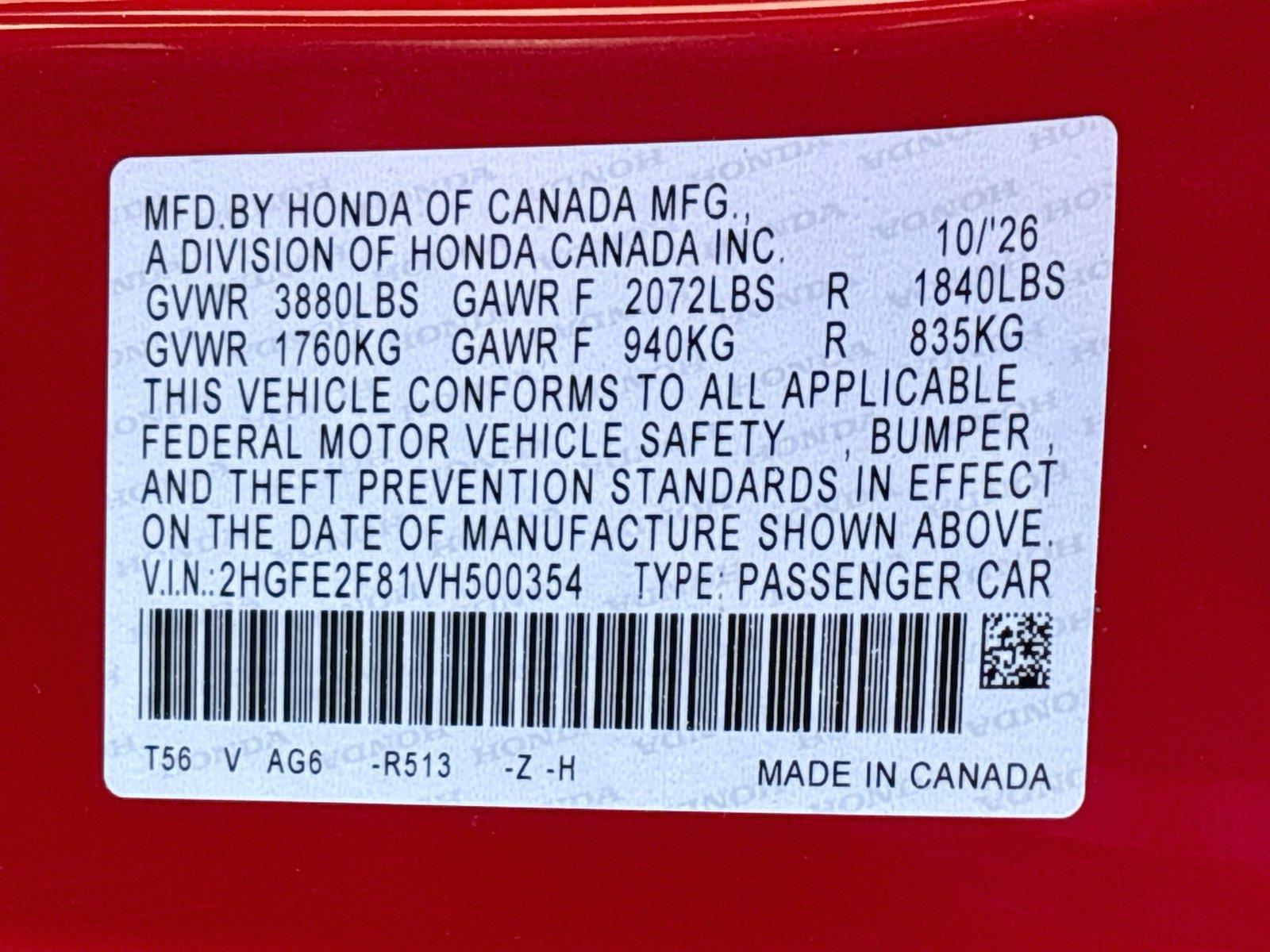 2027 Honda Civic Sport