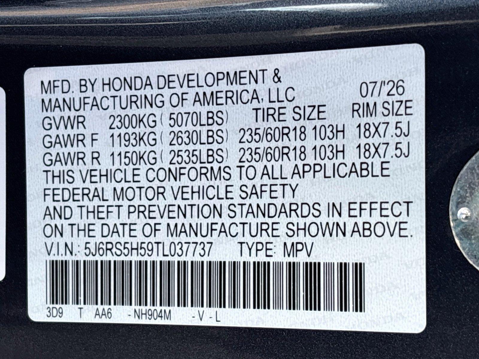 2026 Honda CR-V Hybrid Sport