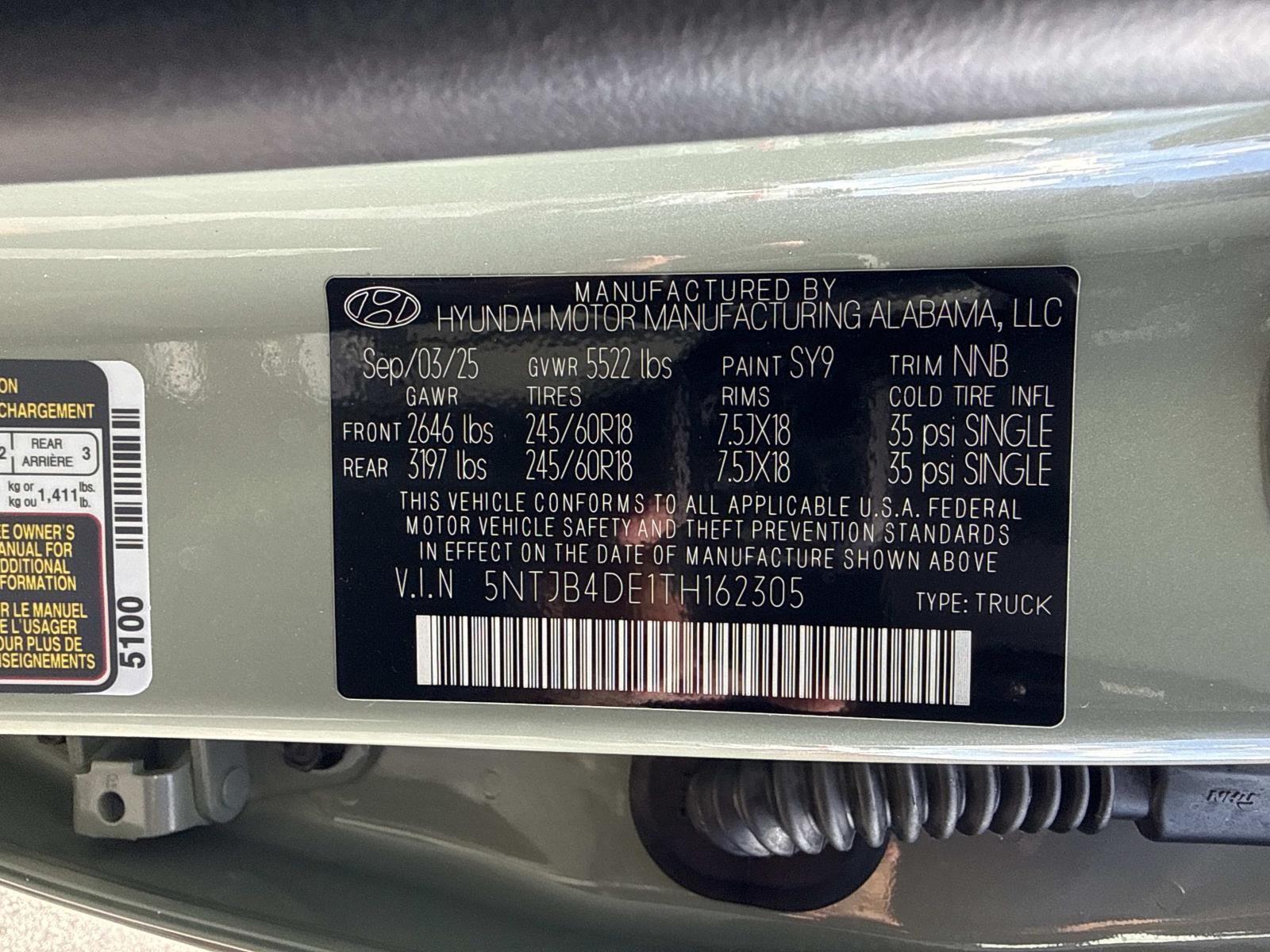 2026 Hyundai Santa Cruz SEL