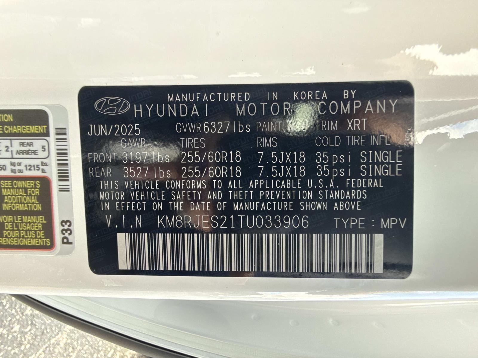 2026 Hyundai Palisade XRT Pro