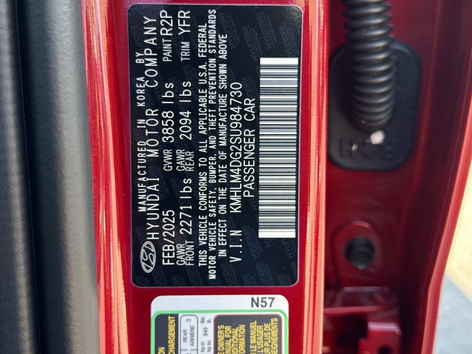 2025 Hyundai Elantra SEL Sport