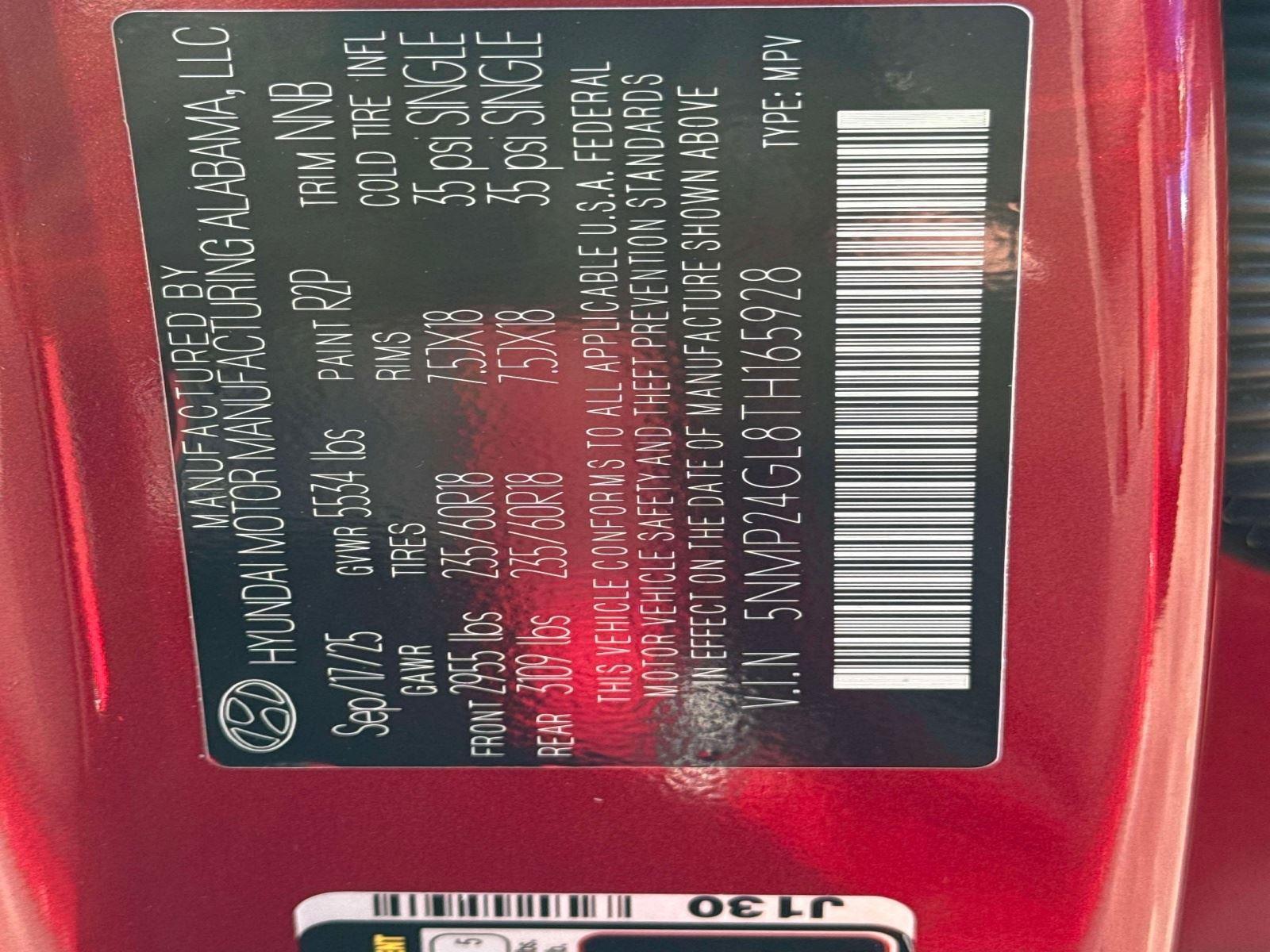 2026 Hyundai Santa Fe SEL