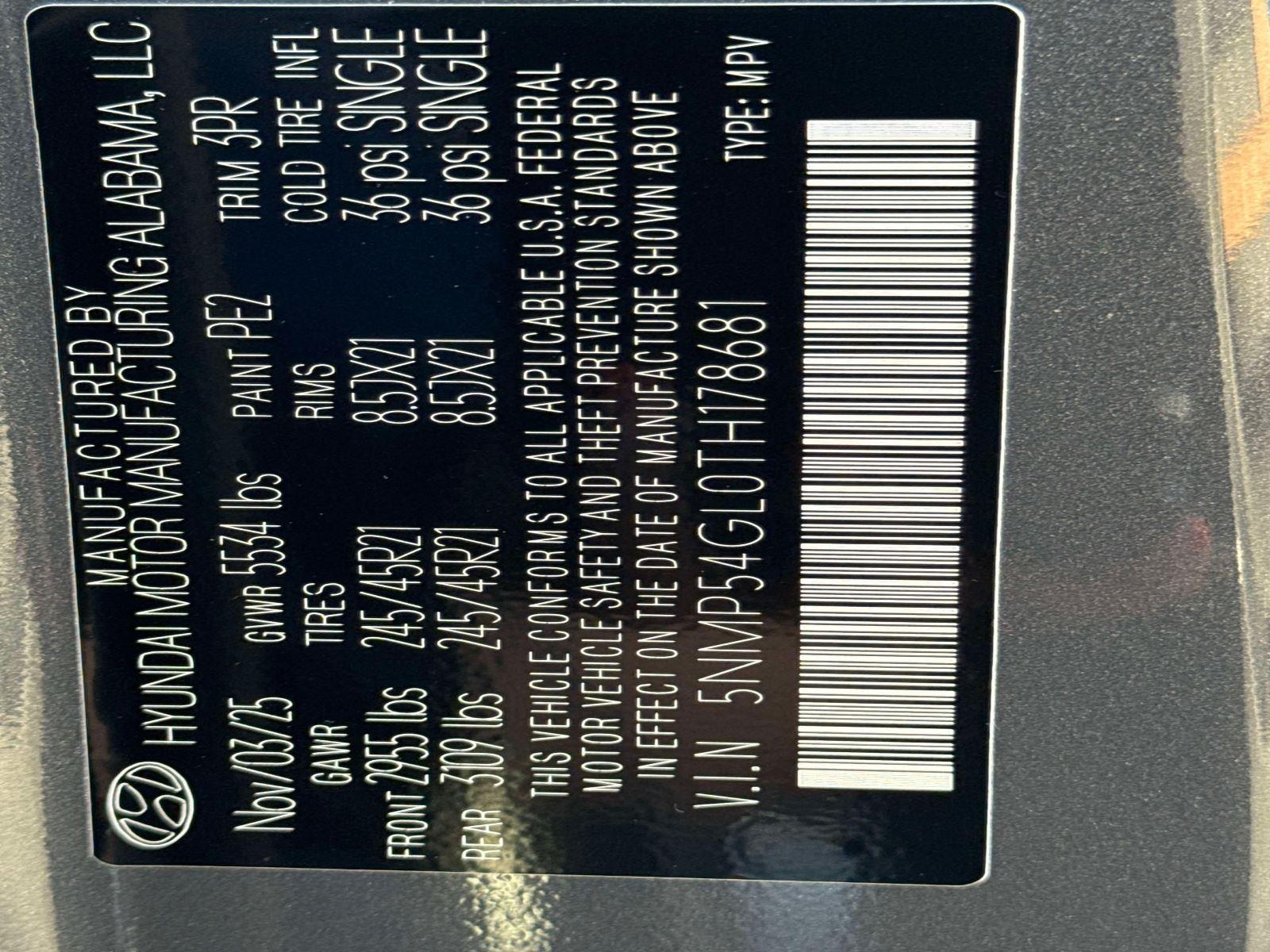 2026 HYUNDAI SANTA FE CALLIG