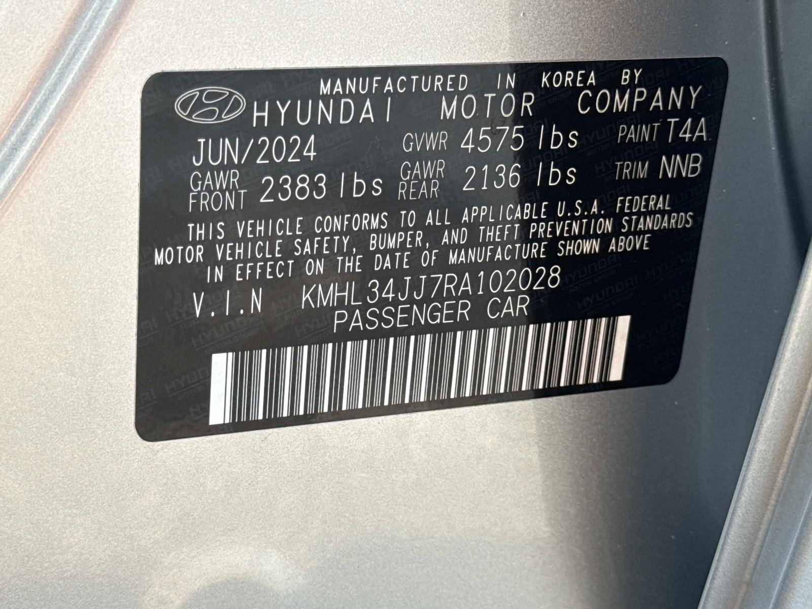 2024 Hyundai Sonata Hybrid SEL