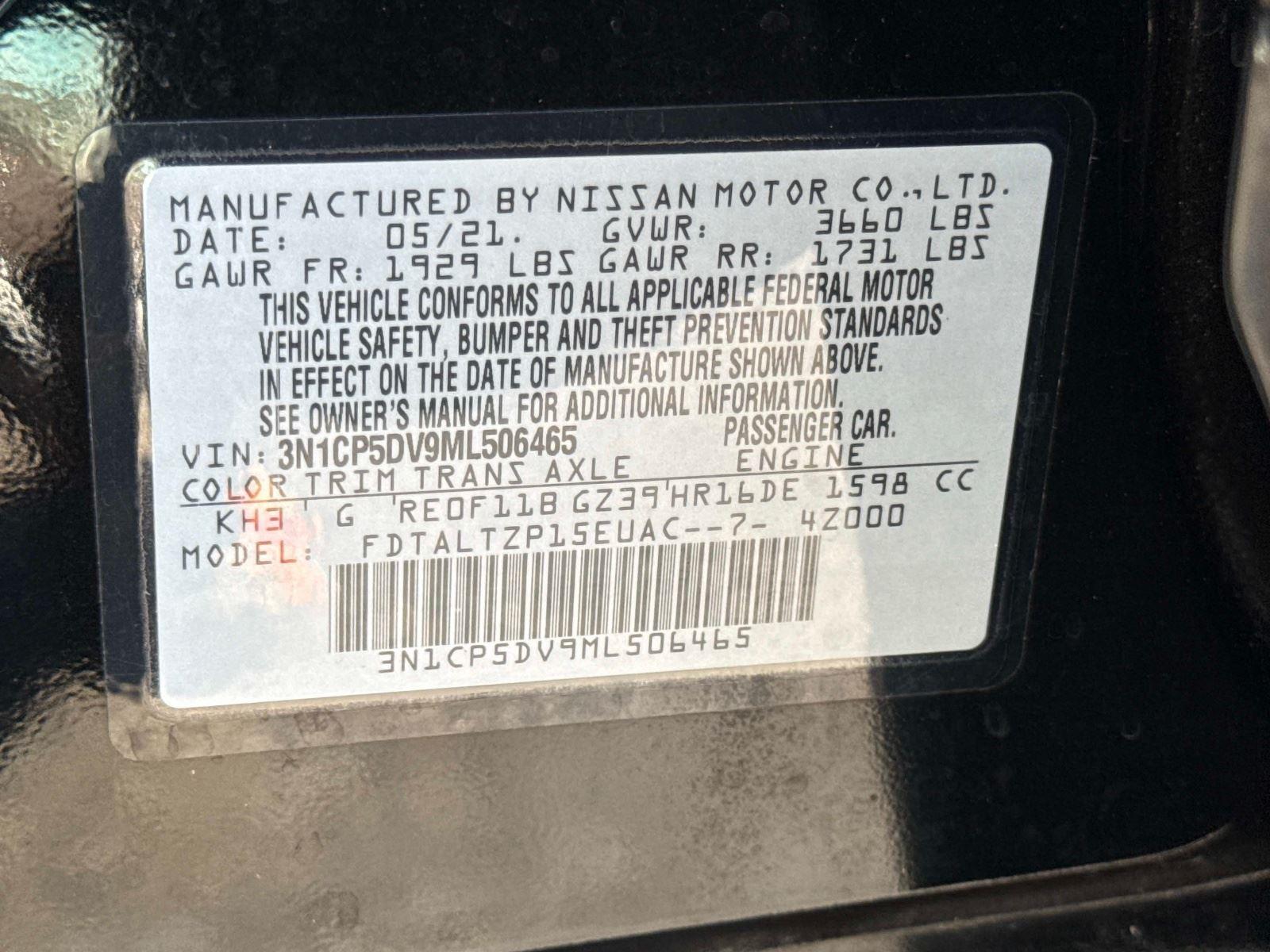 2021 Nissan Kicks SR