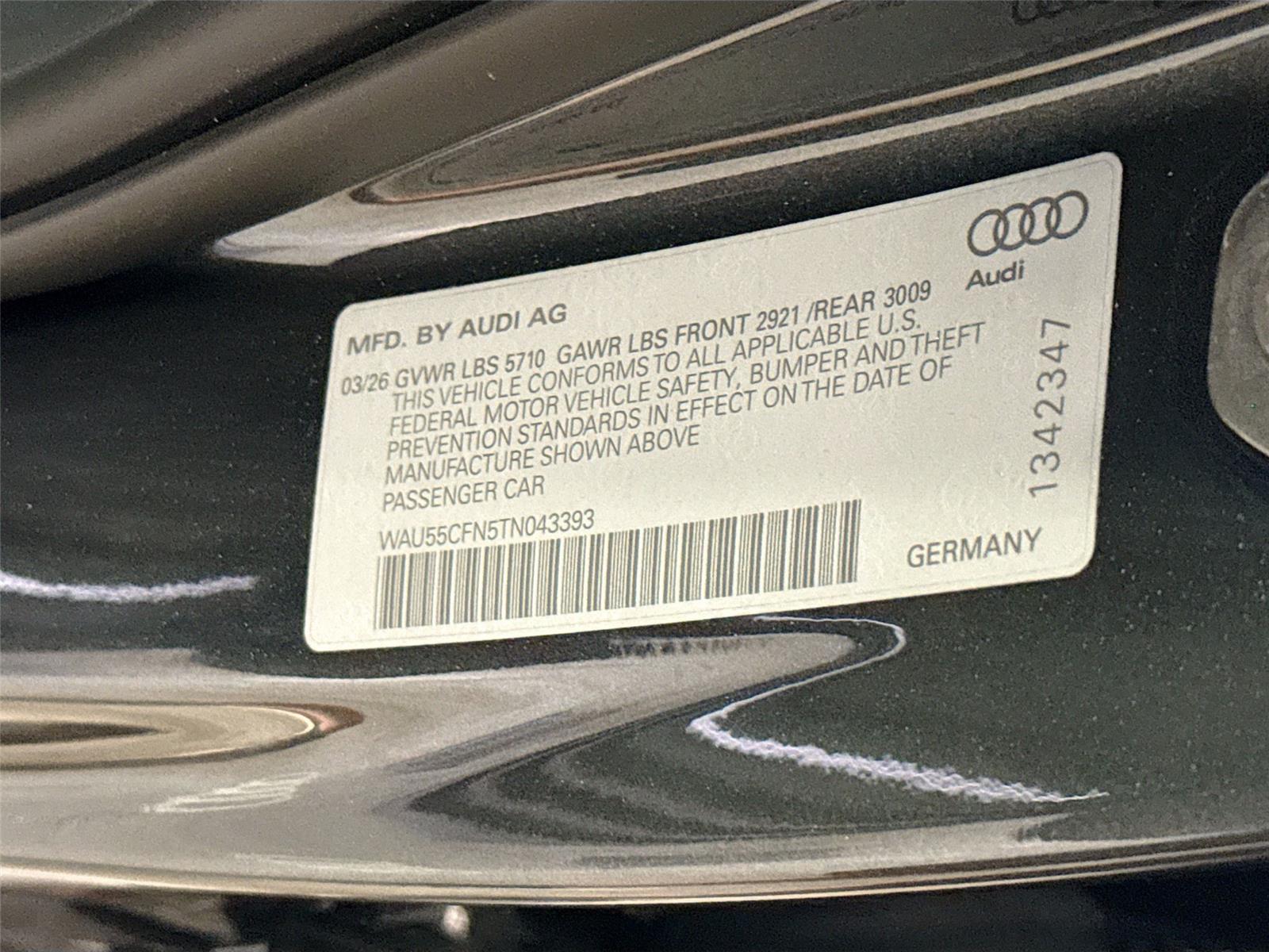 2026 Audi A6 Sedan Premium Plus
