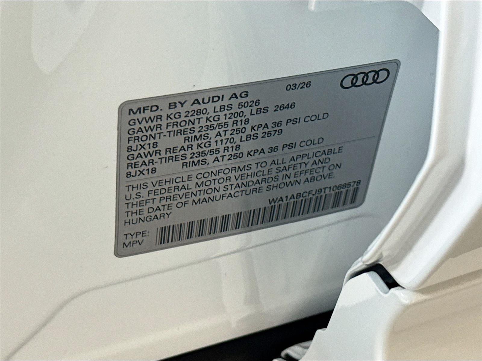 2026 Audi Q3 S line
