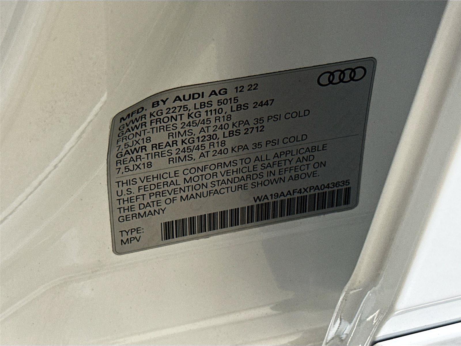 2023 Audi A4 allroad Prestige