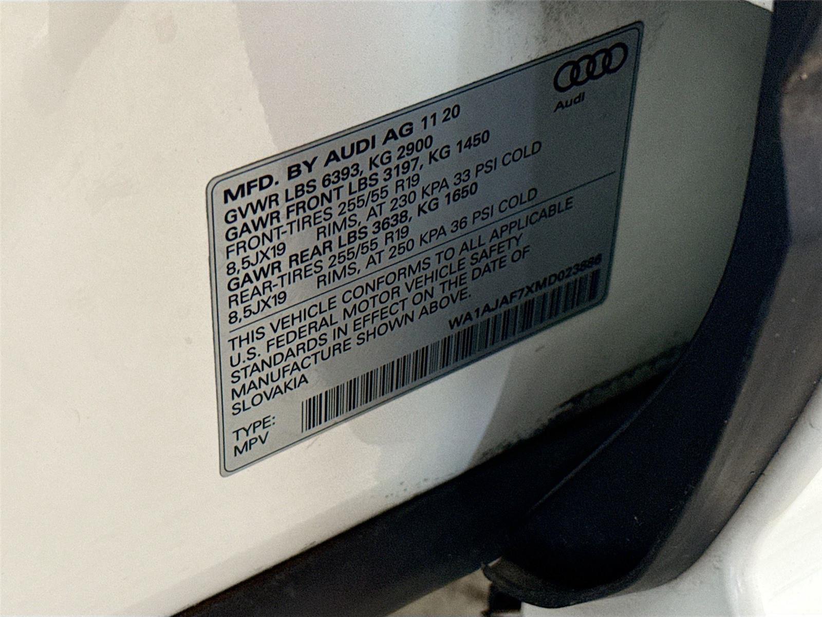 2021 Audi Q7 Premium