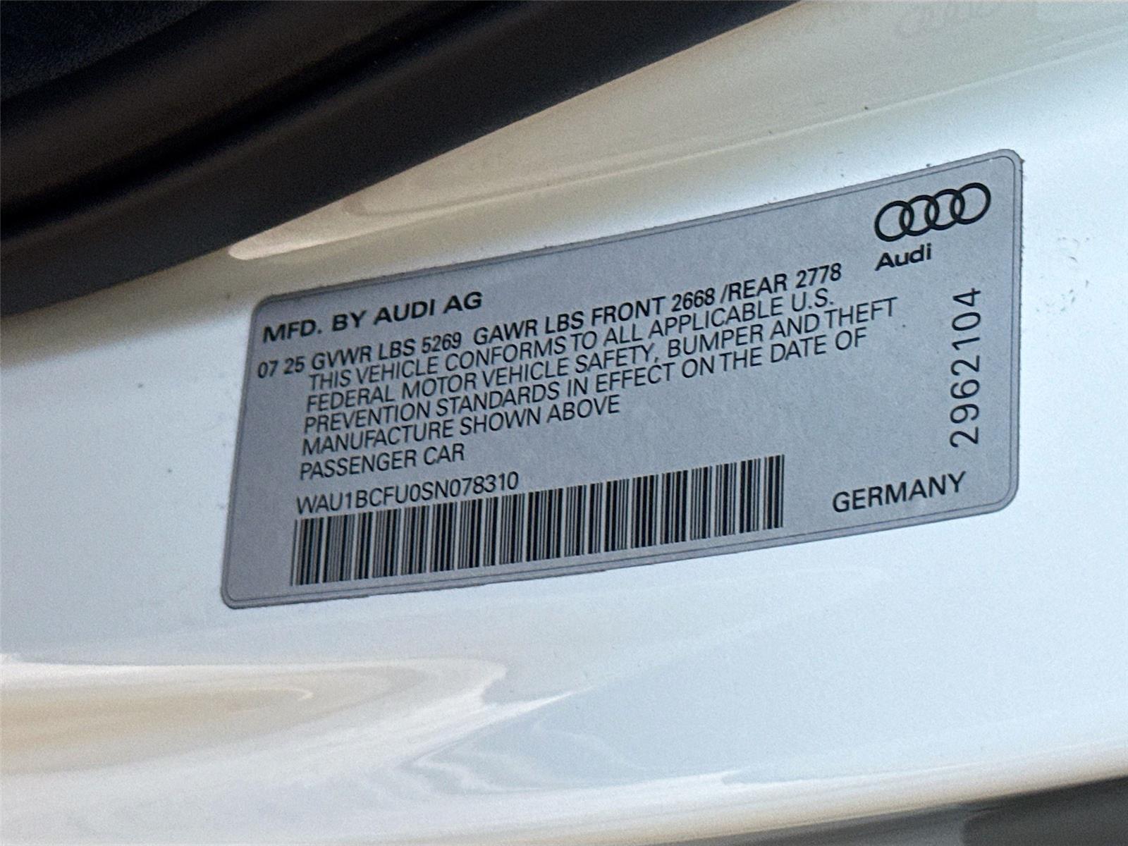 2025 Audi A5 Premium