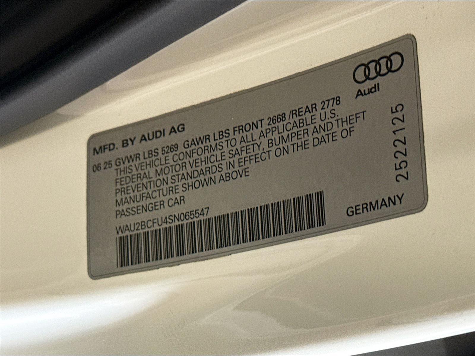 2025 Audi A5 Premium Plus