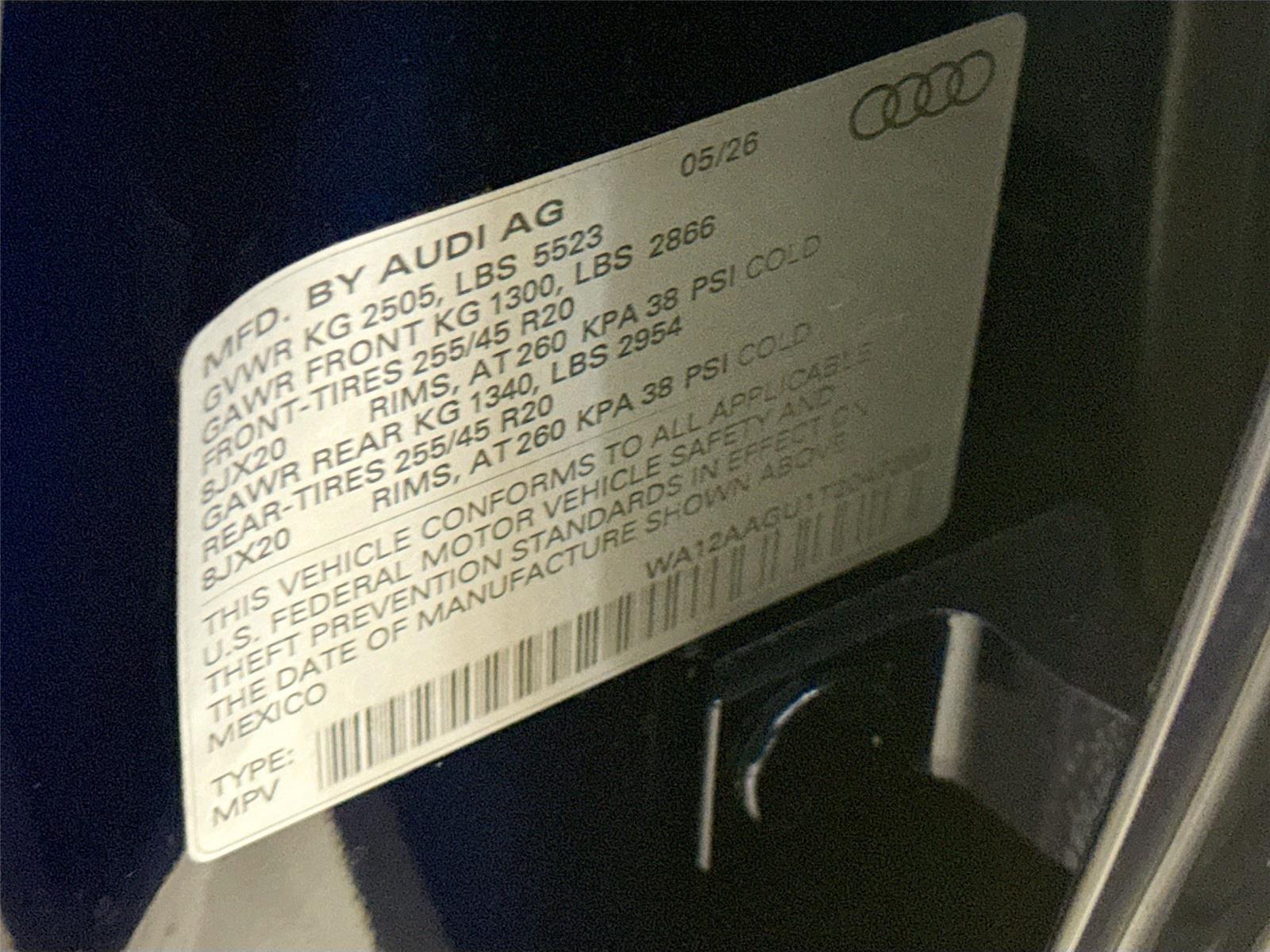 2026 Audi Q5 Premium Plus