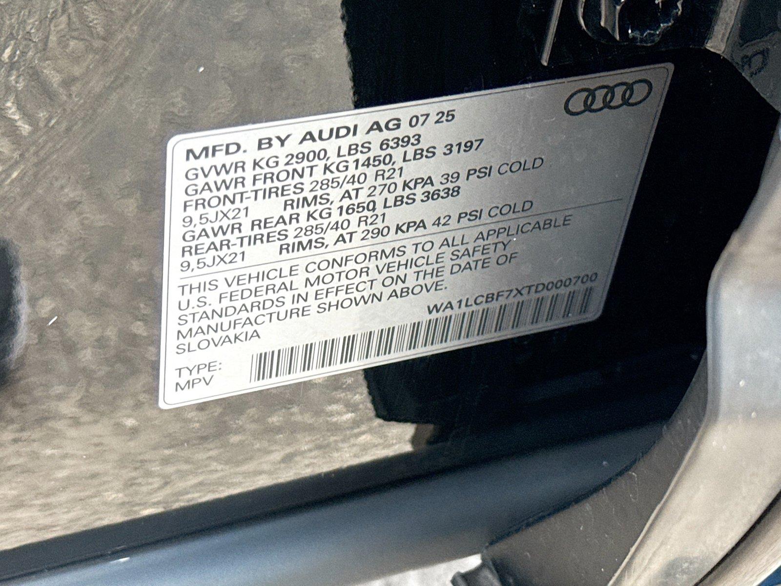 2026 Audi Q7 Premium Plus