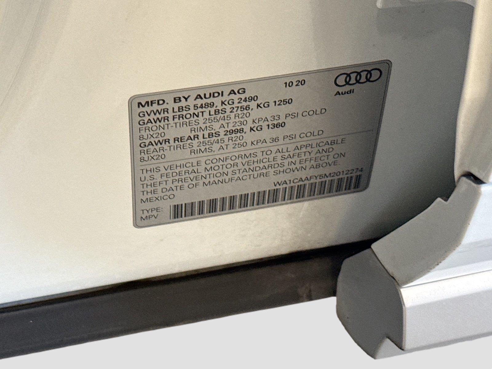 2021 Audi Q5 Prestige