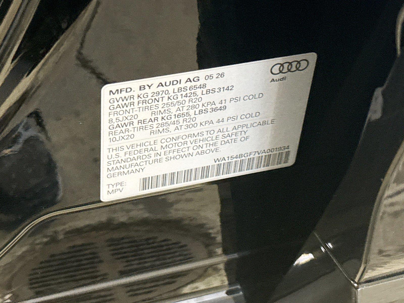 2027 Audi Q6 e-tron Premium Plus