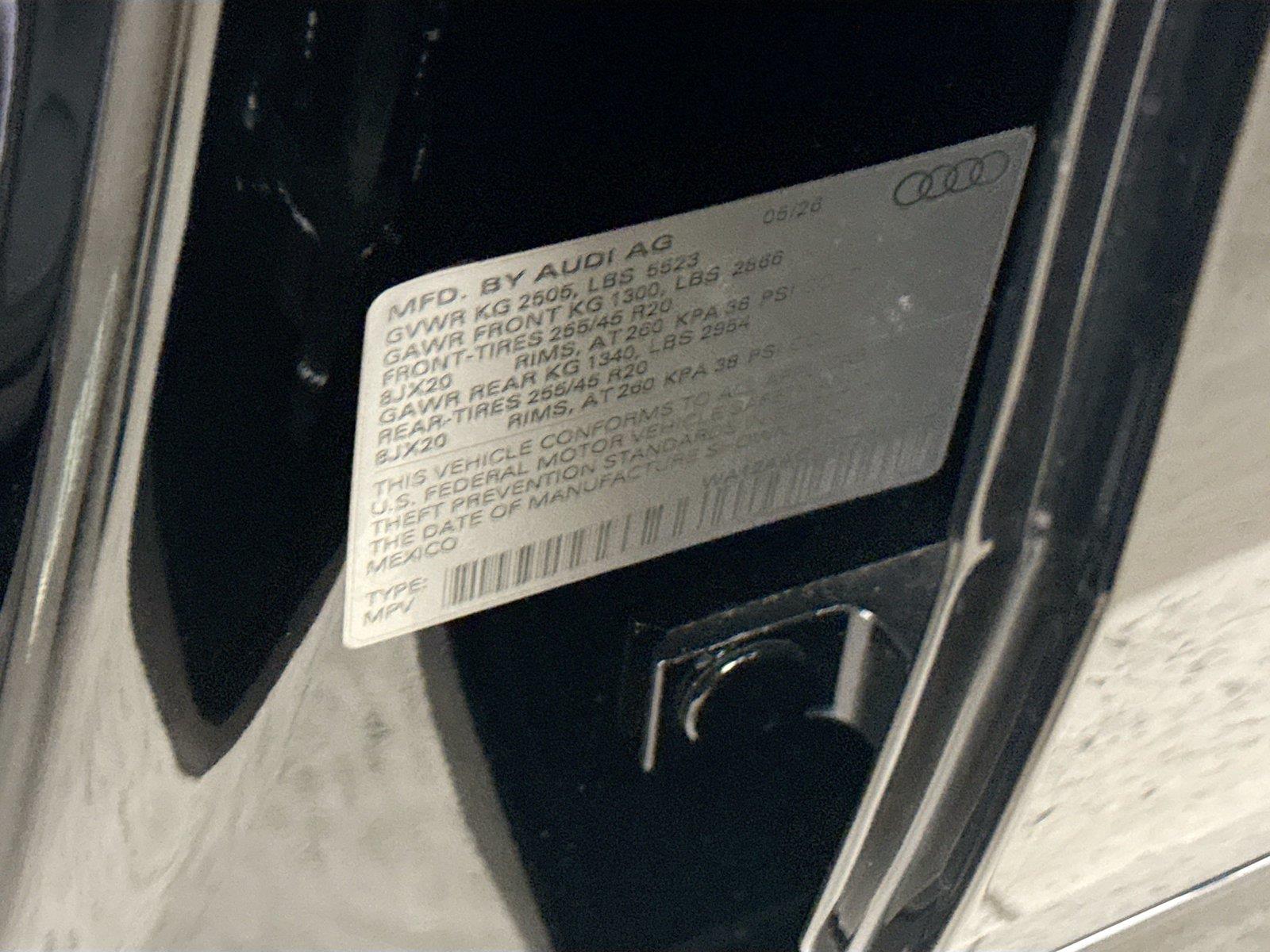 2026 AUDI Q5 PREMIUM PLUS
