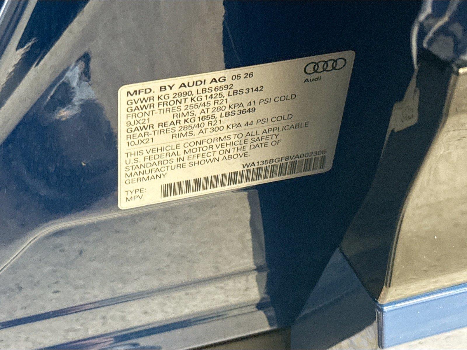 2027 Audi SQ6 e-tron Prestige