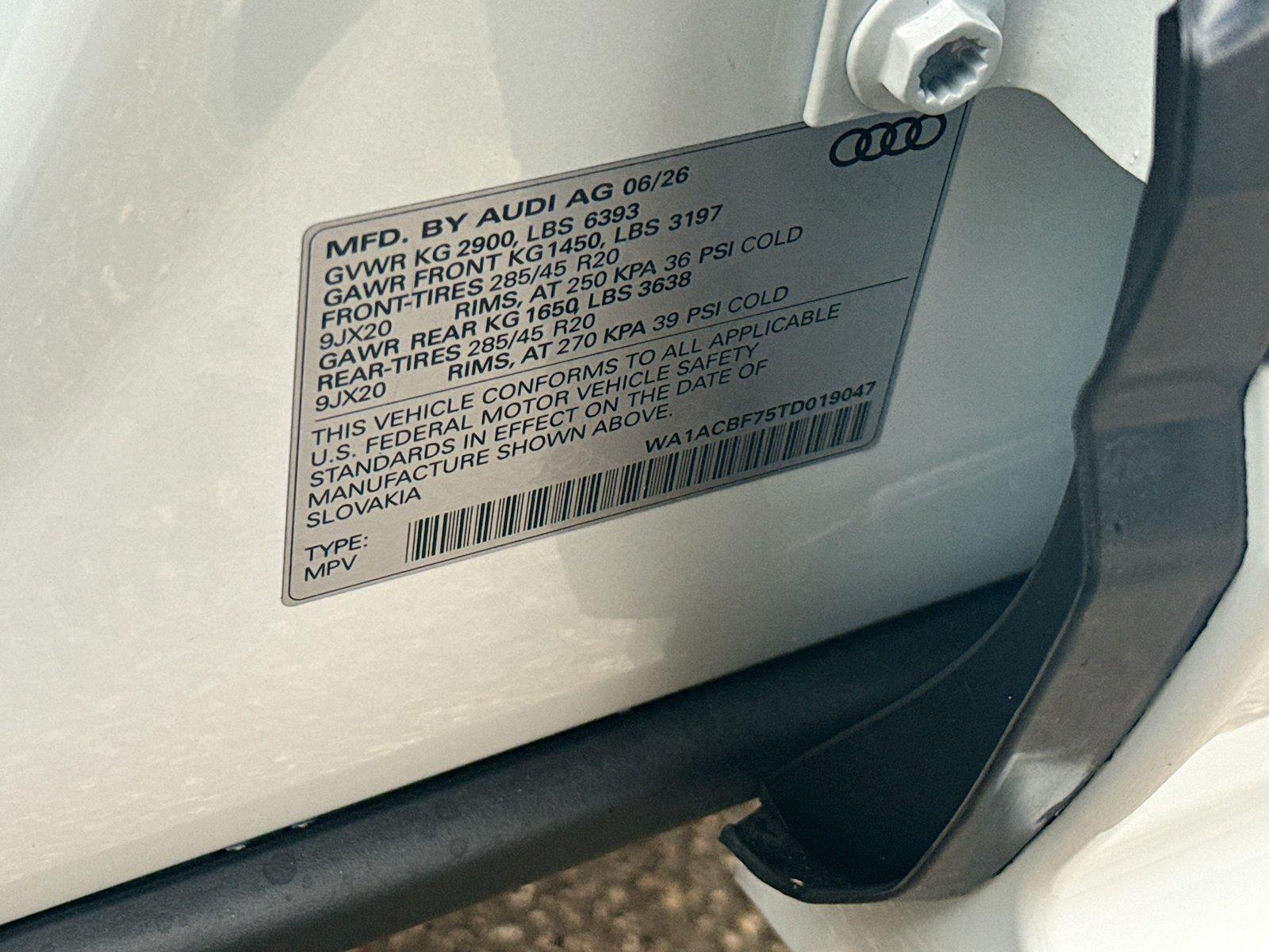 2026 Audi Q7 Premium