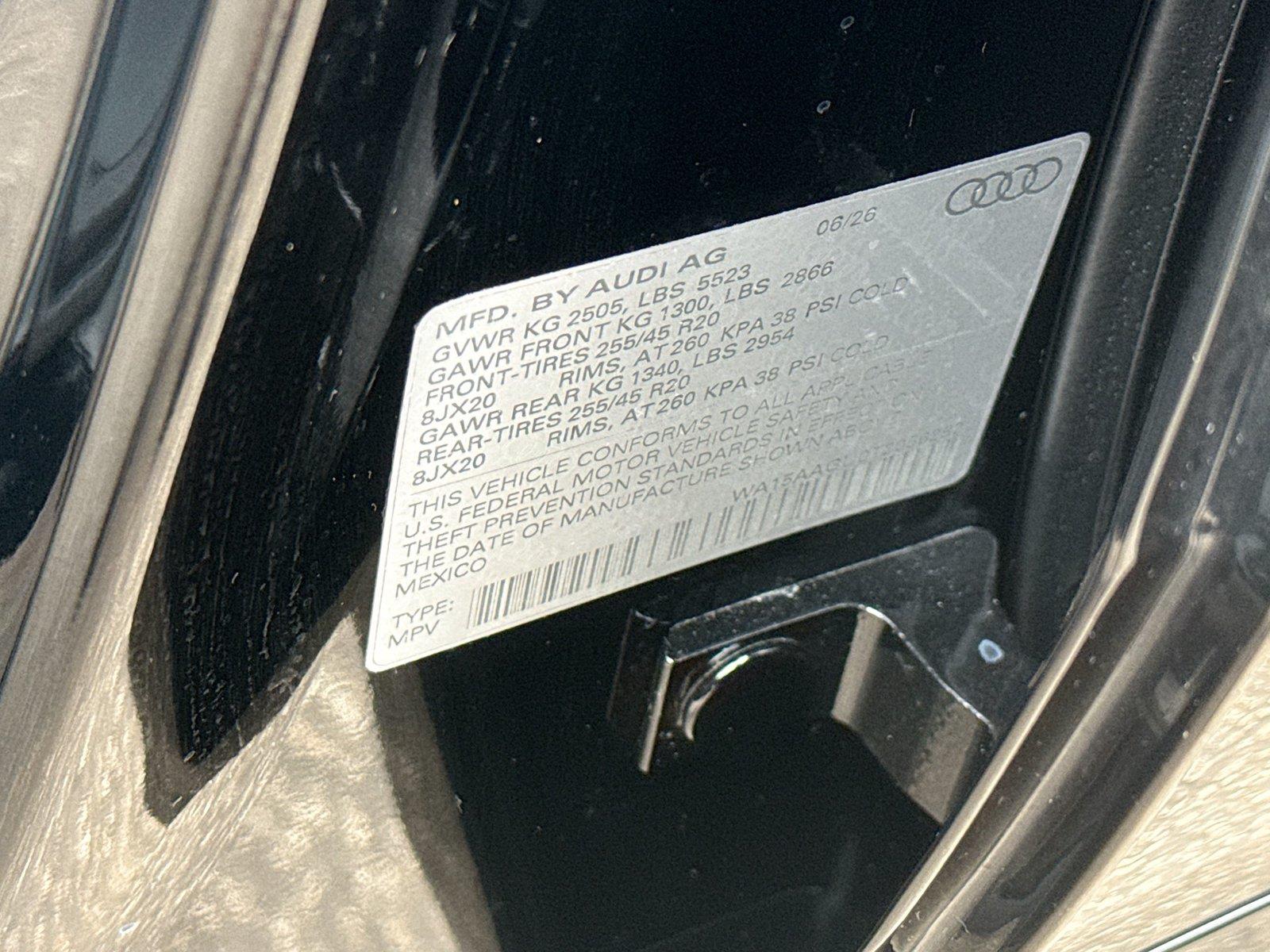 2026 Audi Q5 Premium Plus