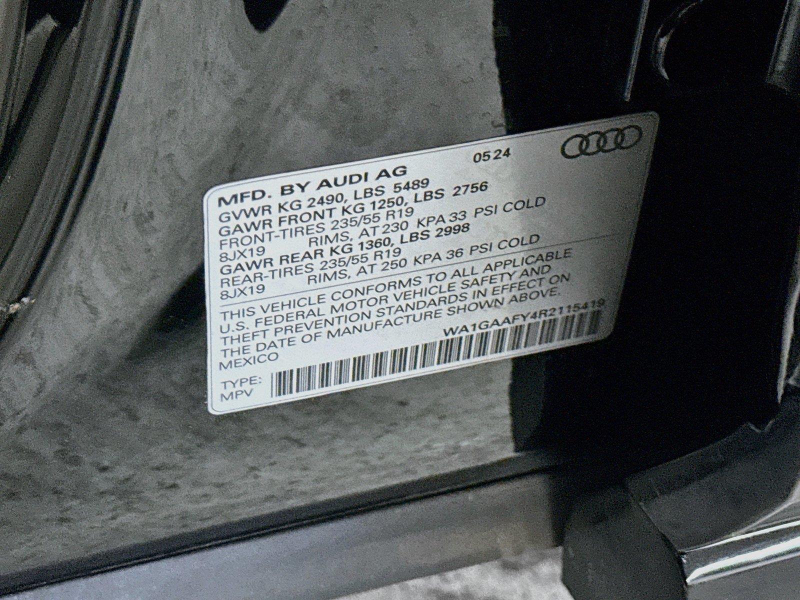 2024 Audi Q5 S line Premium