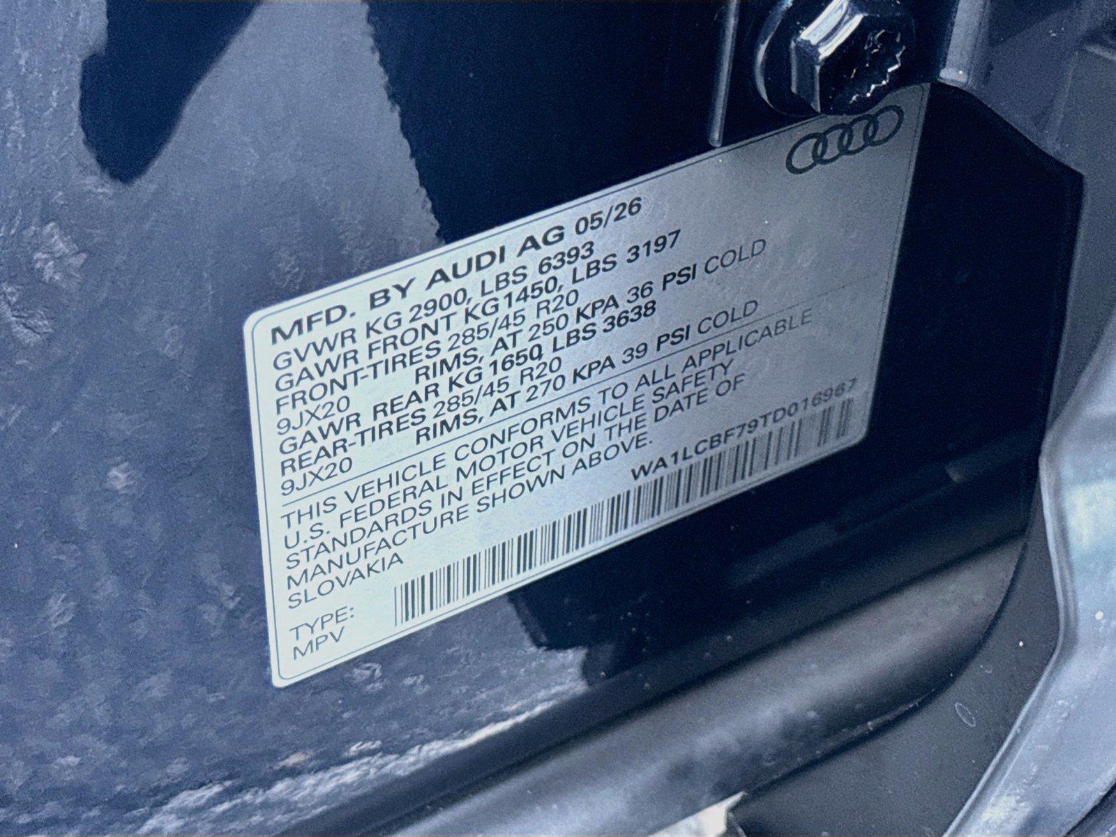 2026 Audi Q7 Premium Plus
