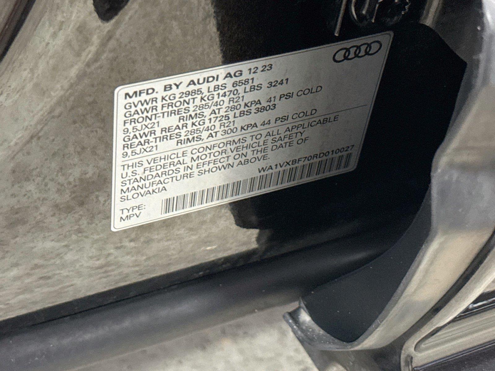 2024 Audi Q7 Prestige
