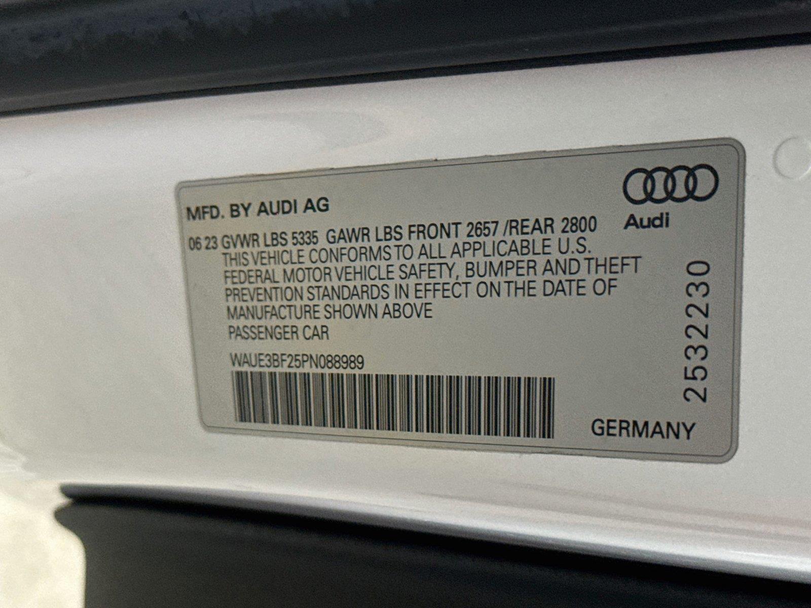 2023 Audi A6 Sedan Premium Plus