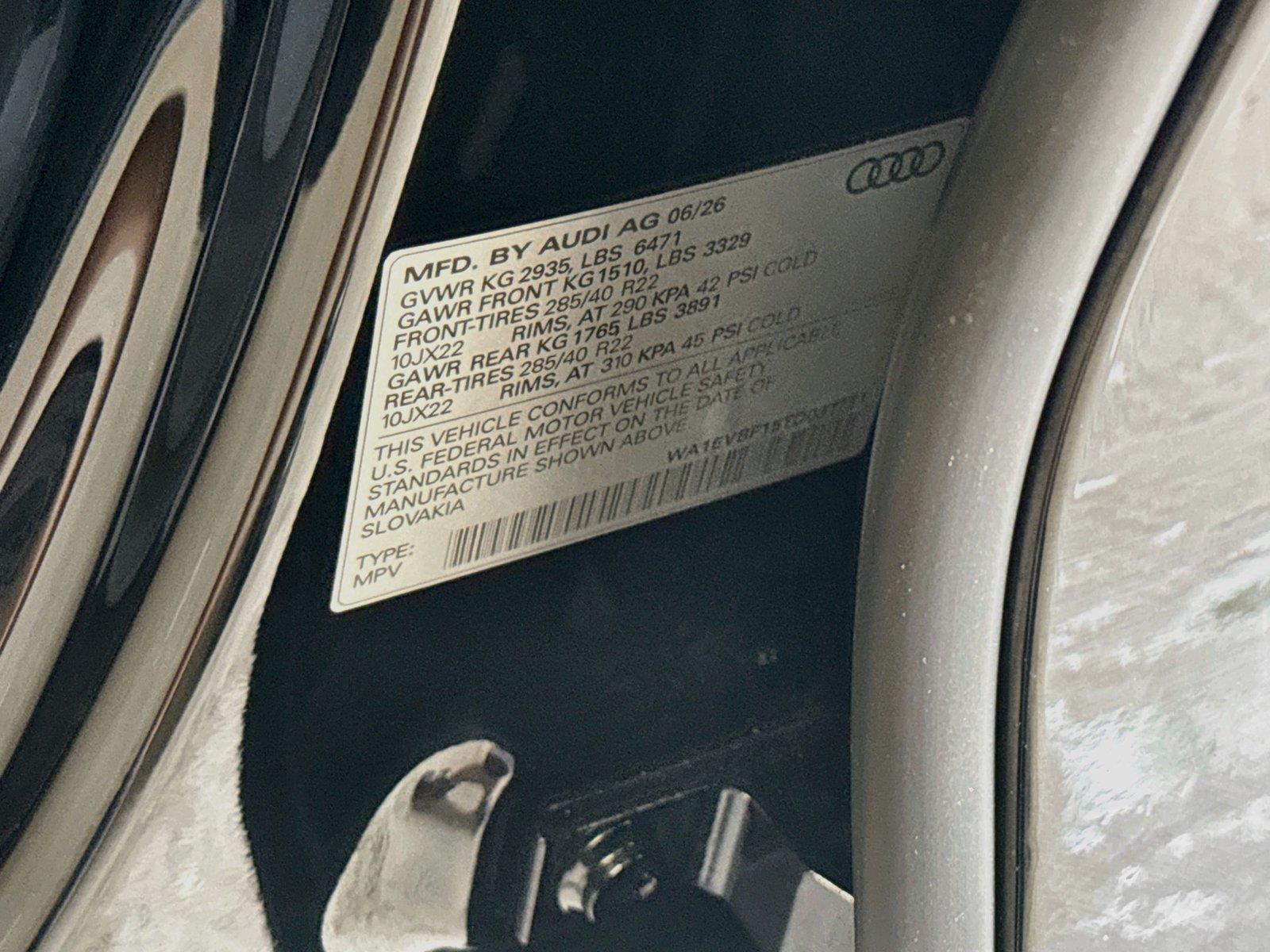 2026 Audi Q8 Premium Plus